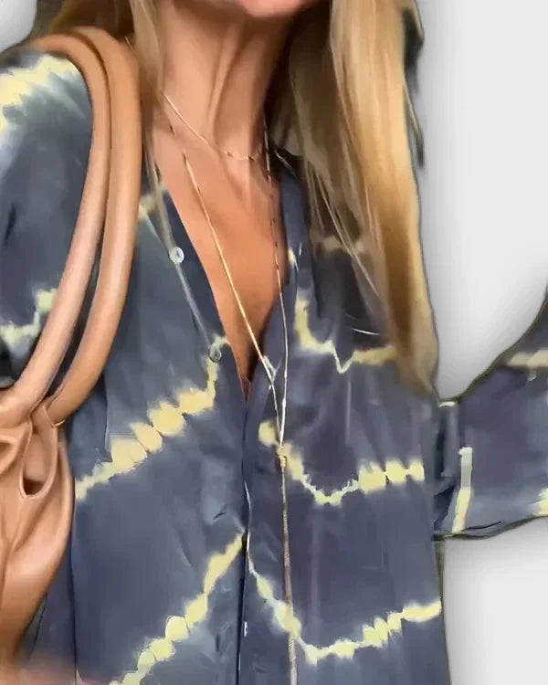 Vestido maxi boho a rayas