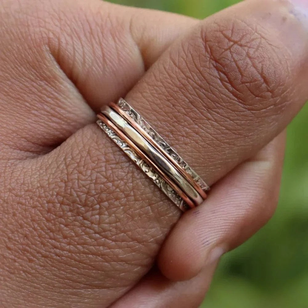 Anillo retro clásico