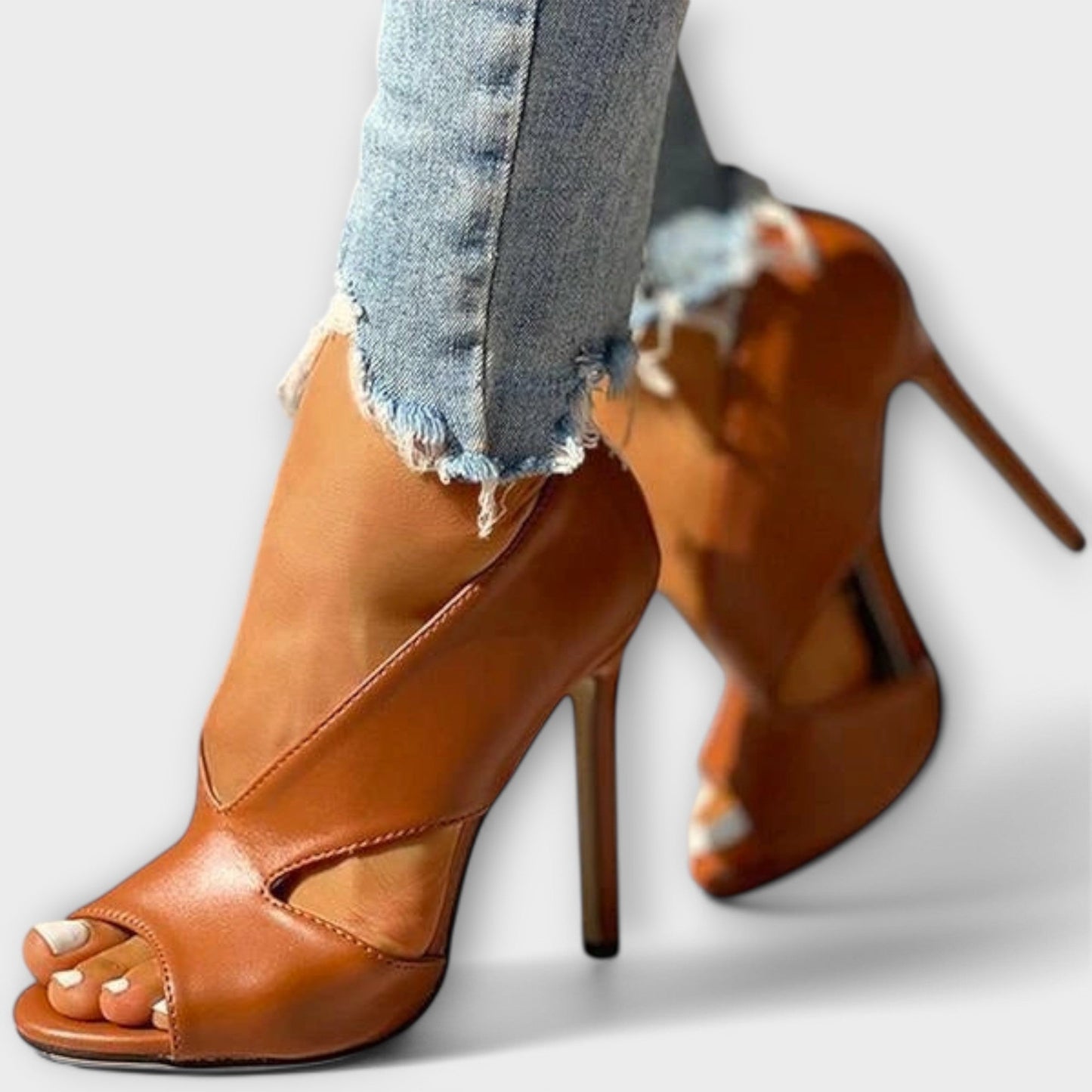 Sandalias ortopédicas de tacón elegantes