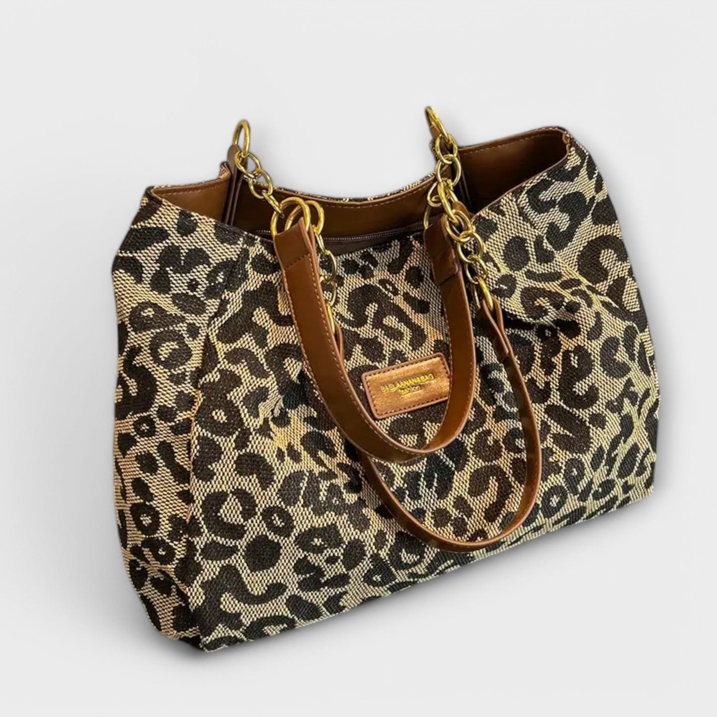 Bolso de lona con estampado de tigre diseño moderno y comodidad diaria