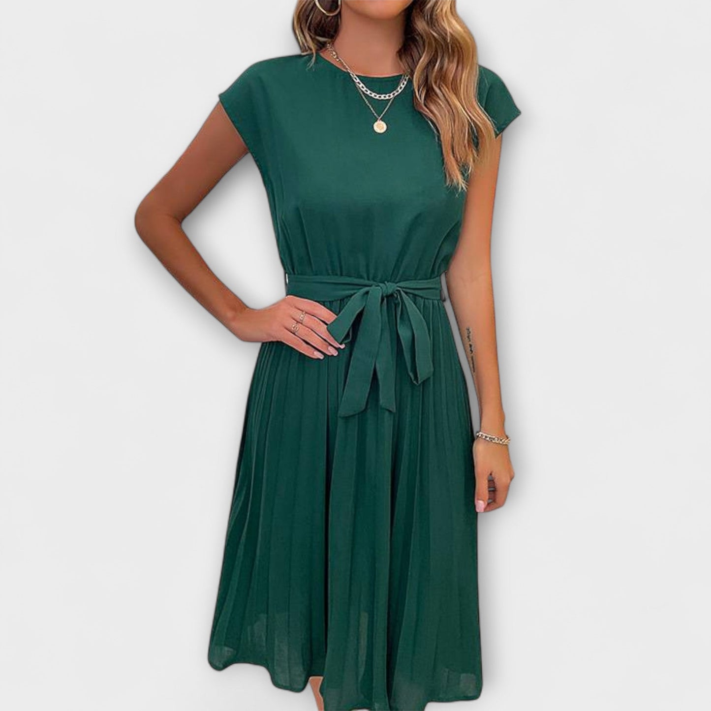 Vestido midi elegante para mujer comodidad y estilo para cualquier evento
