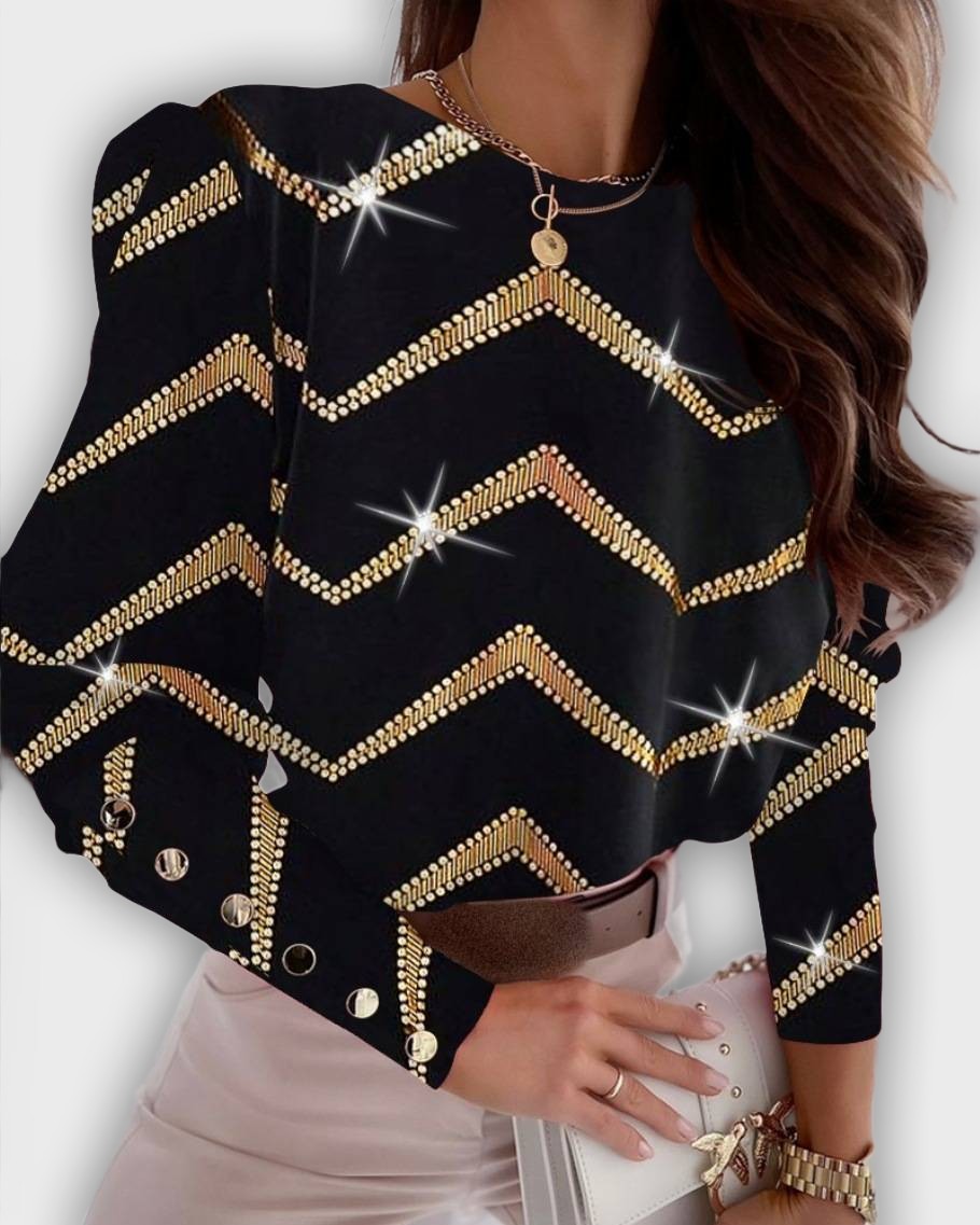 Camisa elegante Bianca de primavera