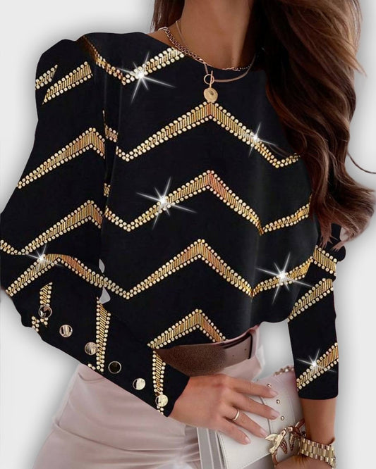 Camisa elegante Bianca de primavera