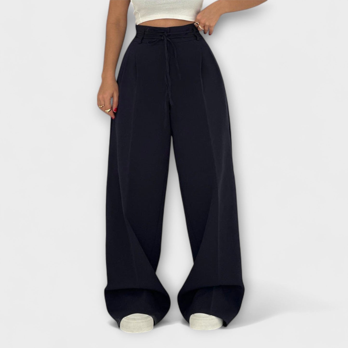 Pantalones chándal mujer con cordón