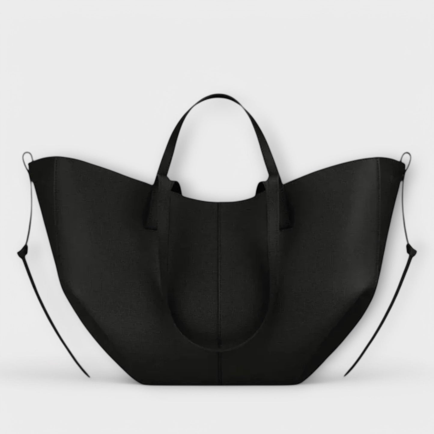 Bolso de mano de cuero italiano elegante Aura
