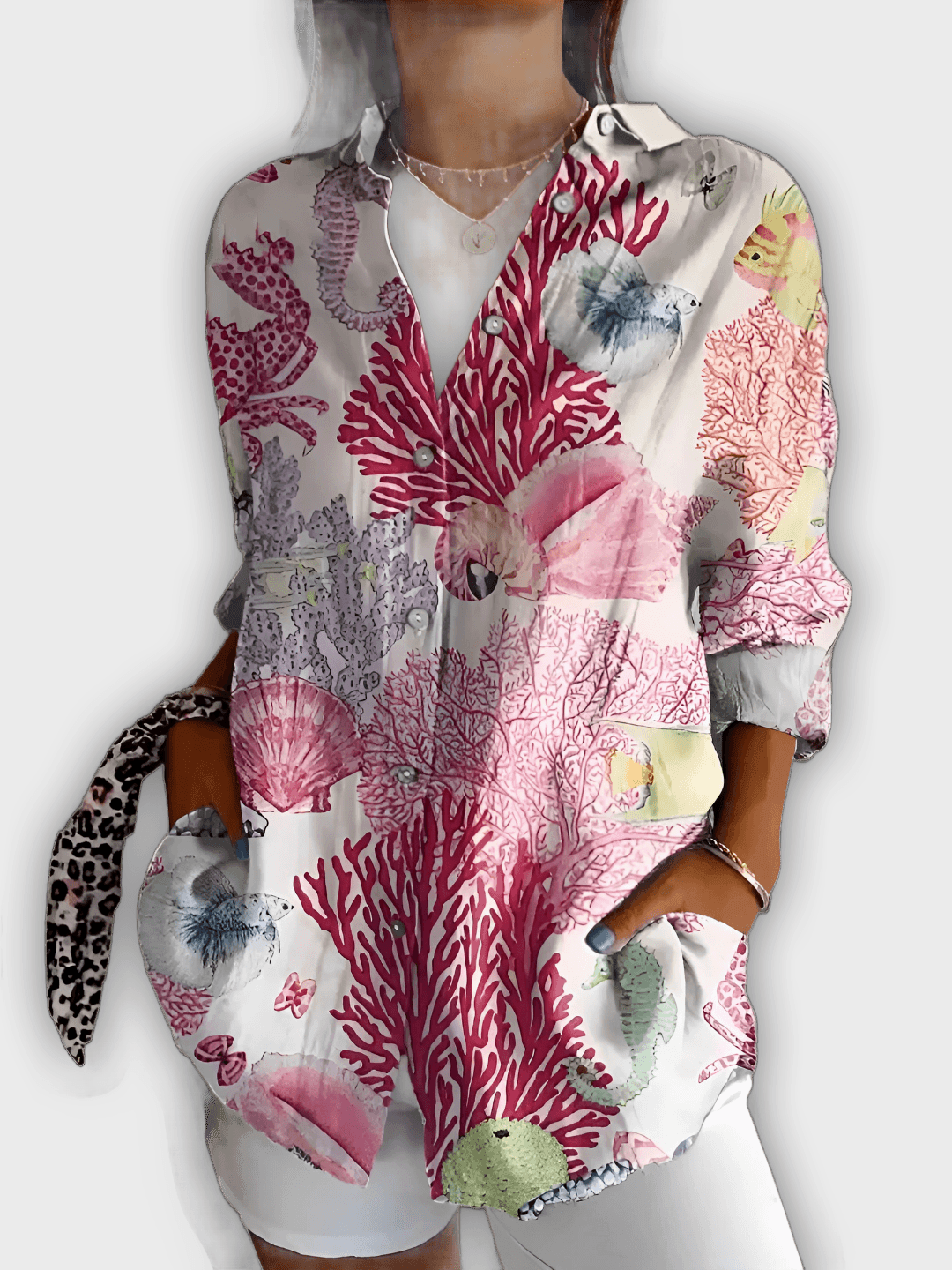 Camisa floral elegante Ivy comodidad y estilo diario