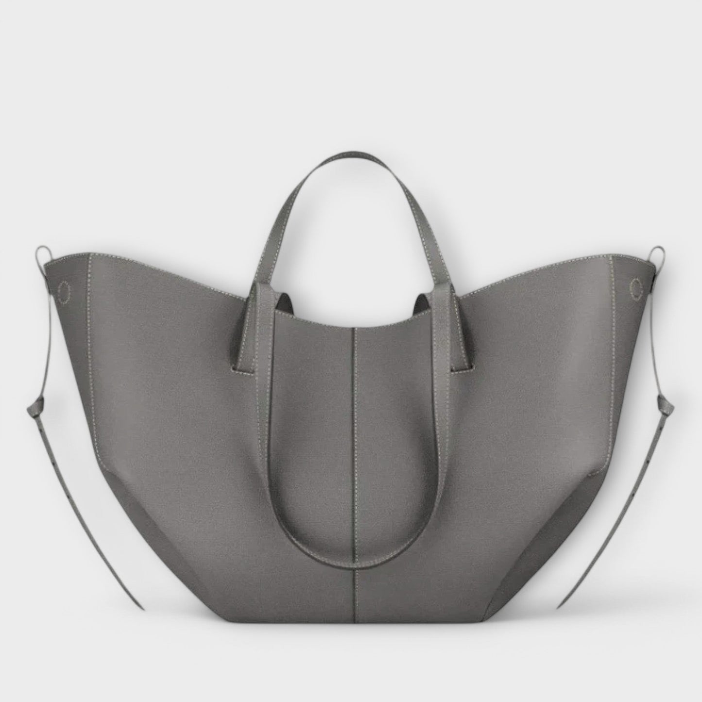 Bolso de mano de cuero italiano elegante Aura