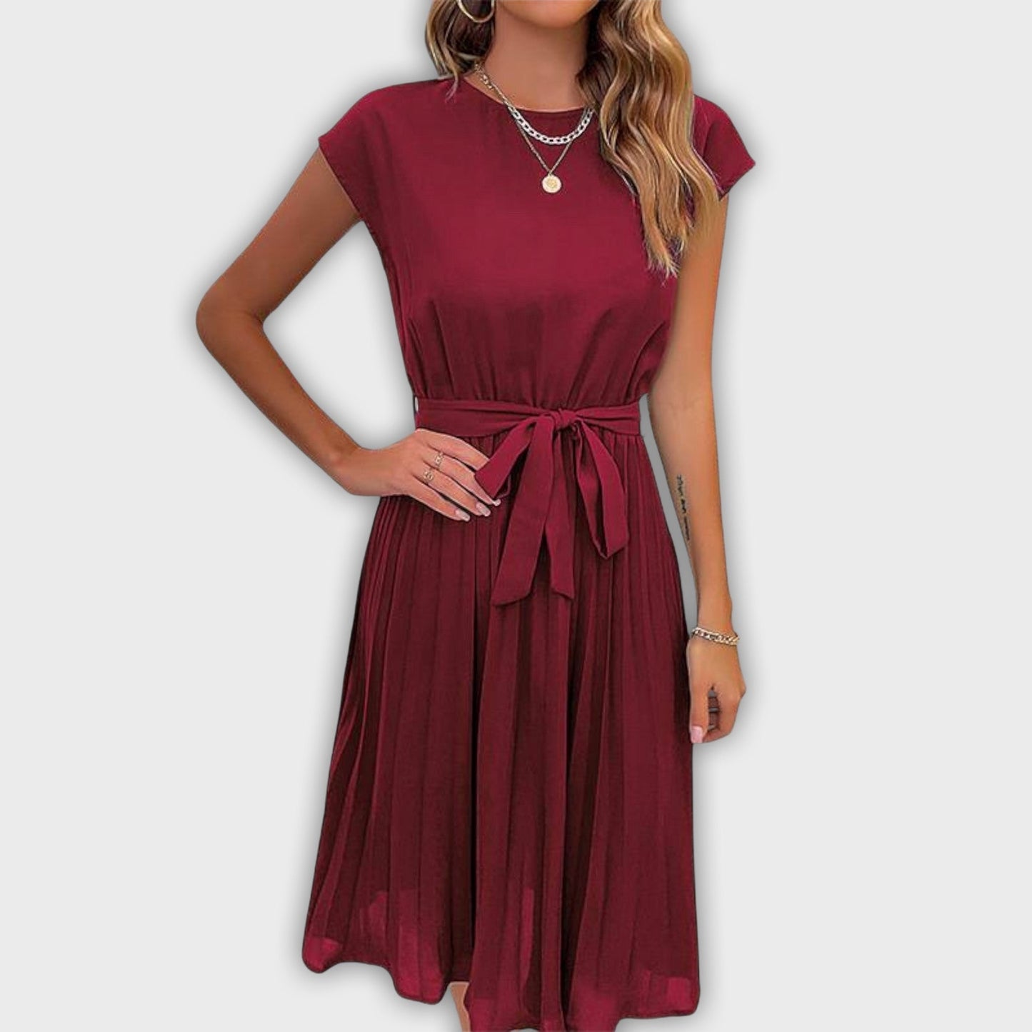 Vestido midi elegante de verano