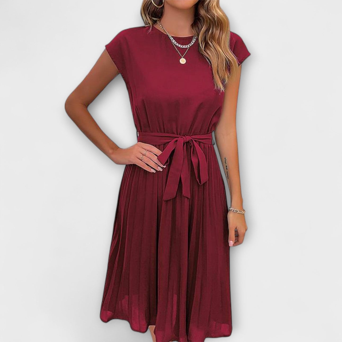 Vestido midi elegante para mujer comodidad y estilo para cualquier evento