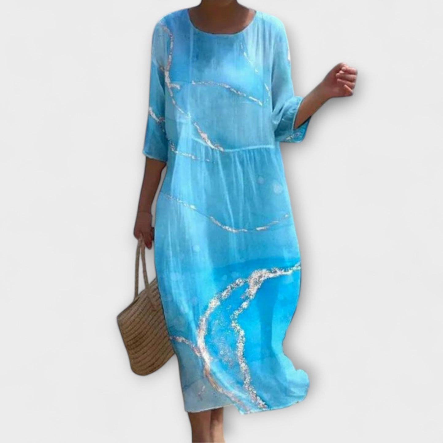 Vestido maxi floral elegante Miranda