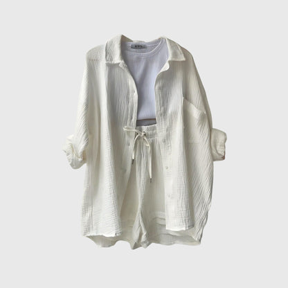 Conjunto de verano con camiseta y pantalones cortos