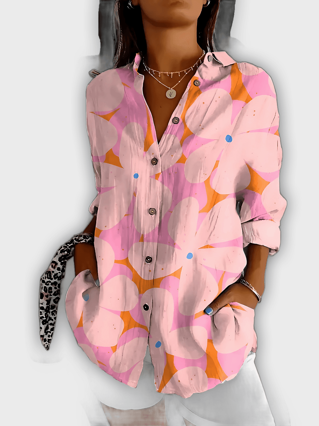 Camisa floral elegante Ivy comodidad y estilo diario