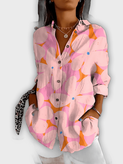 Camisa floral elegante Ivy comodidad y estilo diario
