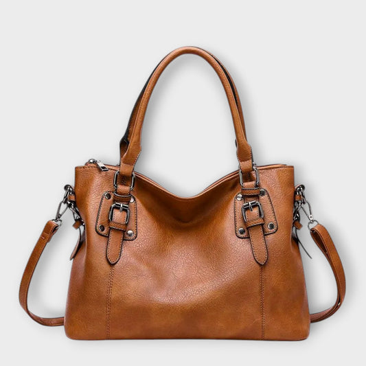 Bolso de hombro elegante de cuero suizo de lujo