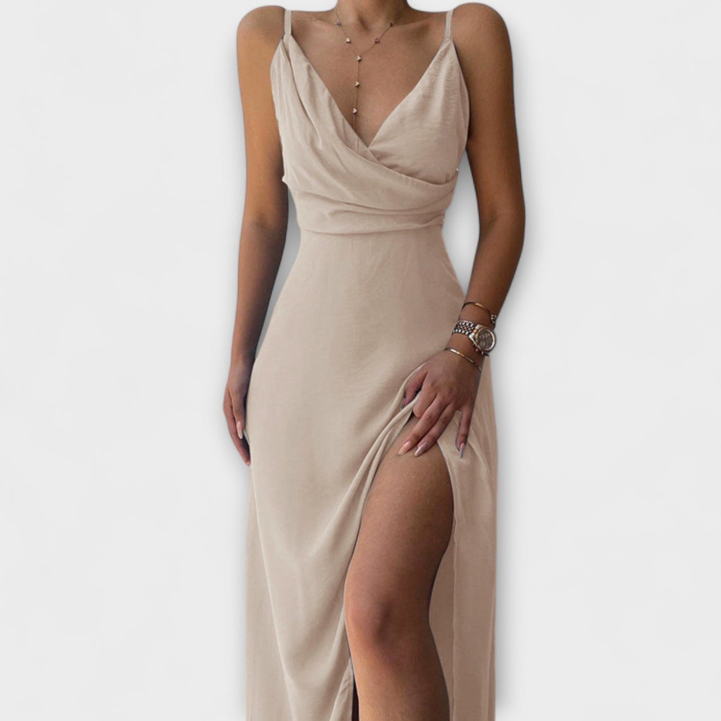 Vestido de noche elegante de ajuste cómodo