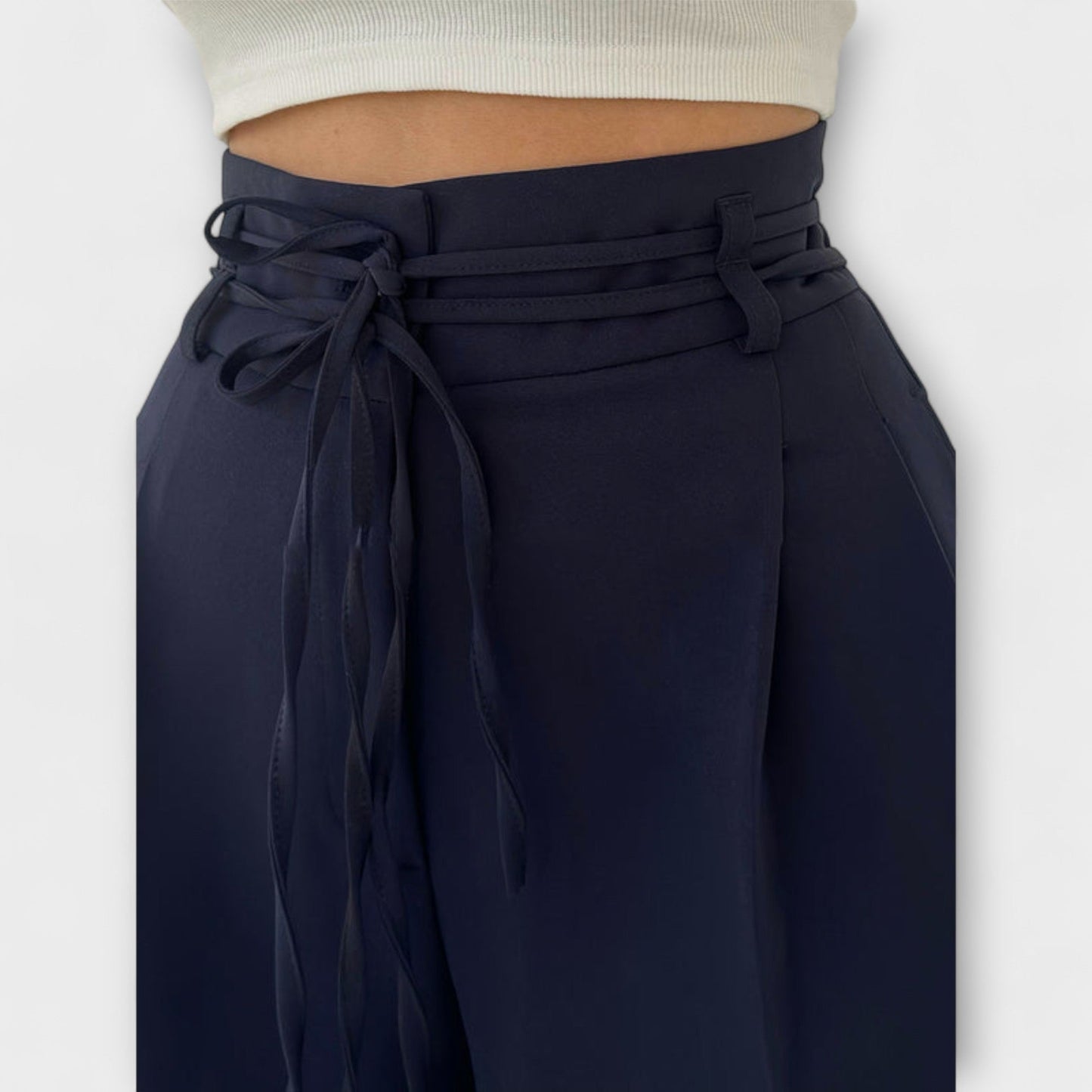 Pantalones chándal mujer con cordón