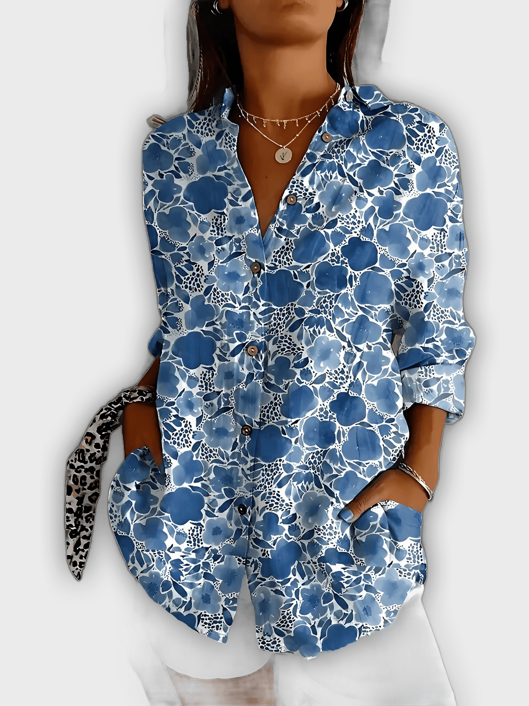 Camisa floral elegante Ivy comodidad y estilo diario