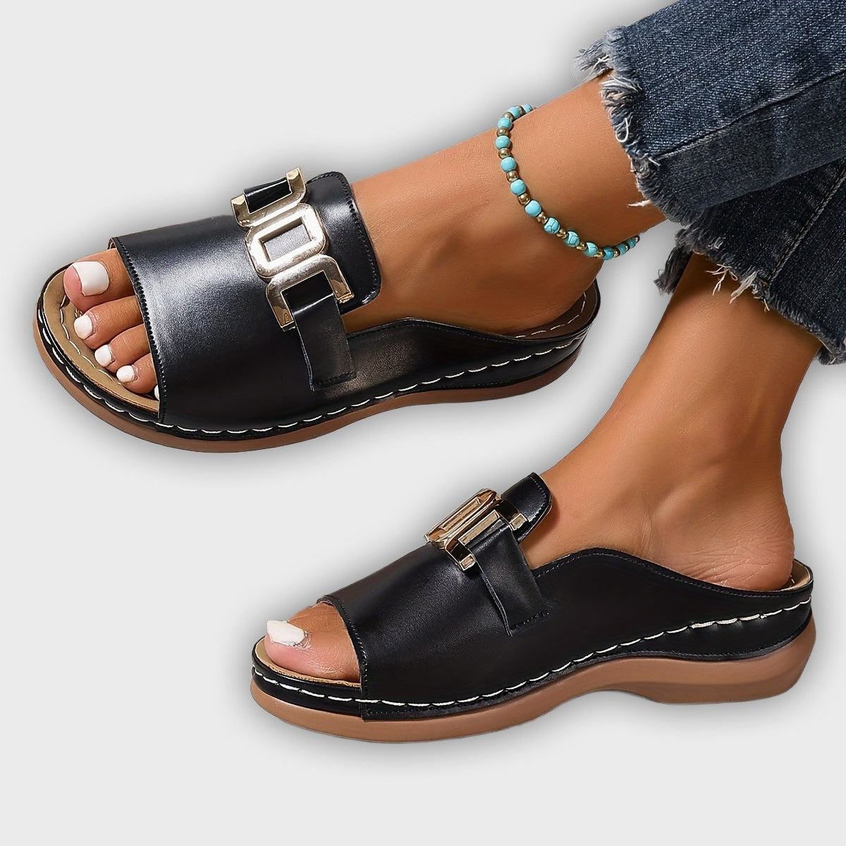 Sandalias ortopédicas Venesia™ de moda con suela Stability+