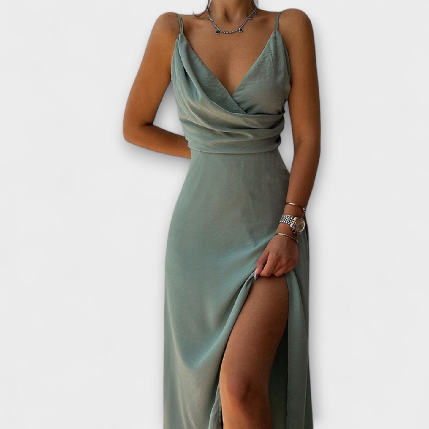 Vestido de noche elegante de ajuste cómodo