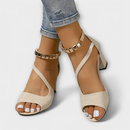 Sandalias ortopédicas de verano para mujeres comodidad y estilo en tacones