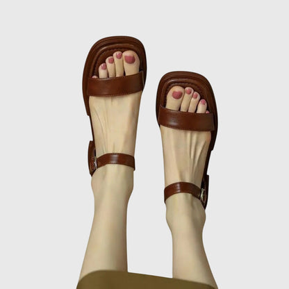 Sandalias elegantes y cómodas con confort ortopédico