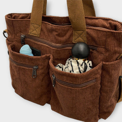 Bolso tote impermeable con compartimento interior espacioso