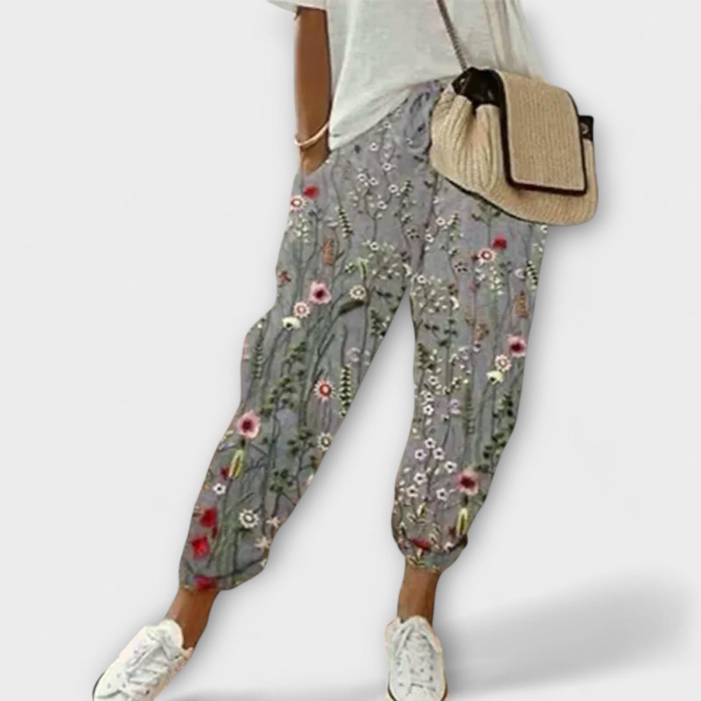 Pantalones cómodos y modernos de algodón y lino