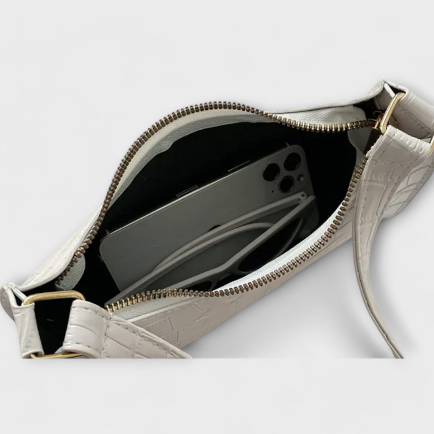 Bolso de cuero brillante Lahora Estilo y funcionalidad perfectos