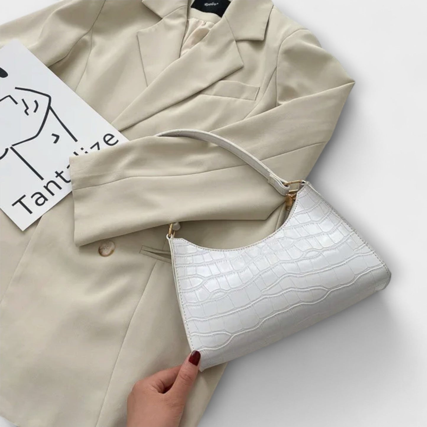 Bolso de cuero brillante Lahora Estilo y funcionalidad perfectos