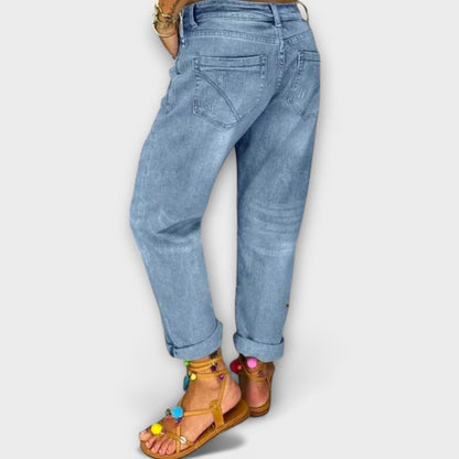 Jeans de primavera para mujer corte relajado