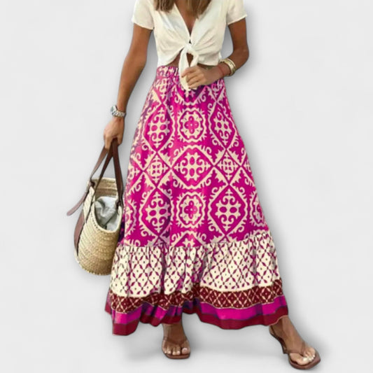 Falda de verano de talle alto para mujer comodidad y elegancia