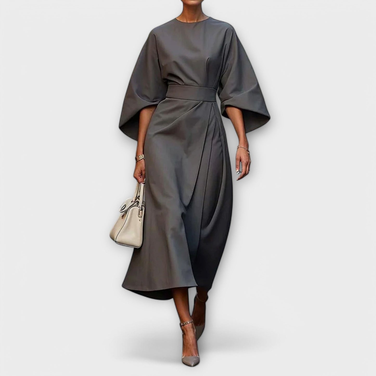 Vestido Sonia elegante de mangas largas