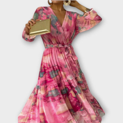 Vestido Maxi Acuarela Soñado Abulin