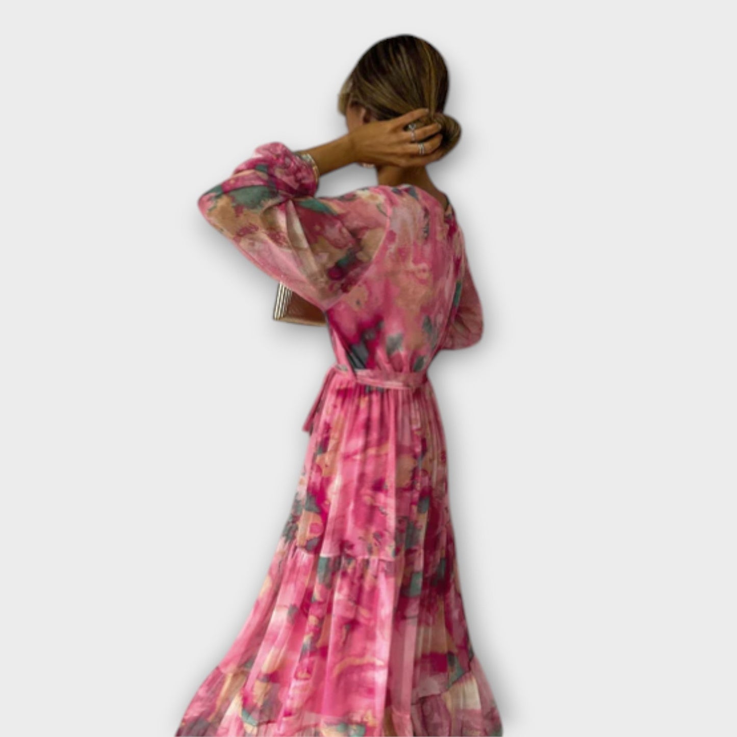 Vestido Maxi Acuarela Soñado Abulin