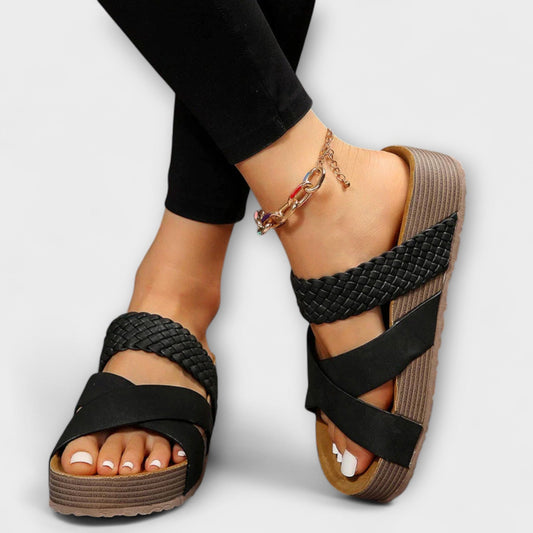 Sandalias ortopédicas elegantes para mujer comodidad y diseño moderno