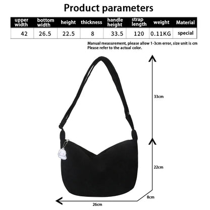 Bolso de hombro de Cordura para mujer elegante y funcional