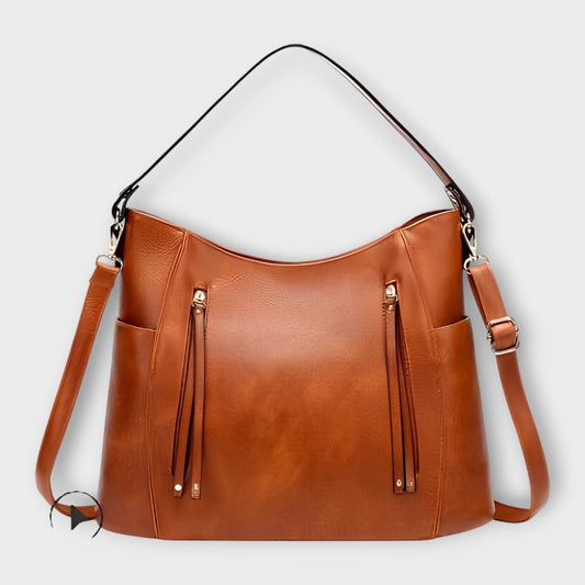 Bolso de cuero para mujer con diseño vintage elegante