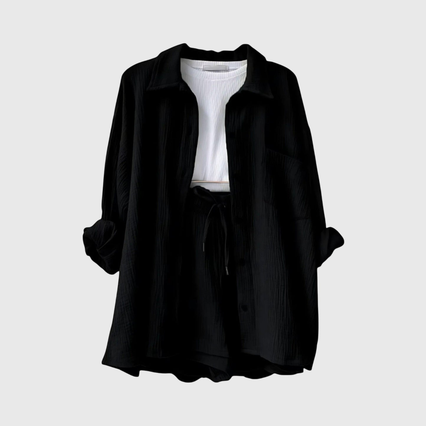 Conjunto de verano con camiseta y pantalones cortos