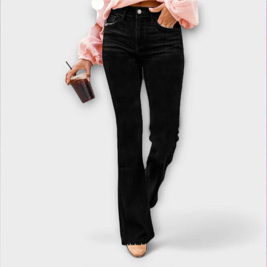 Pantalones elásticos cómodos con bolsillos