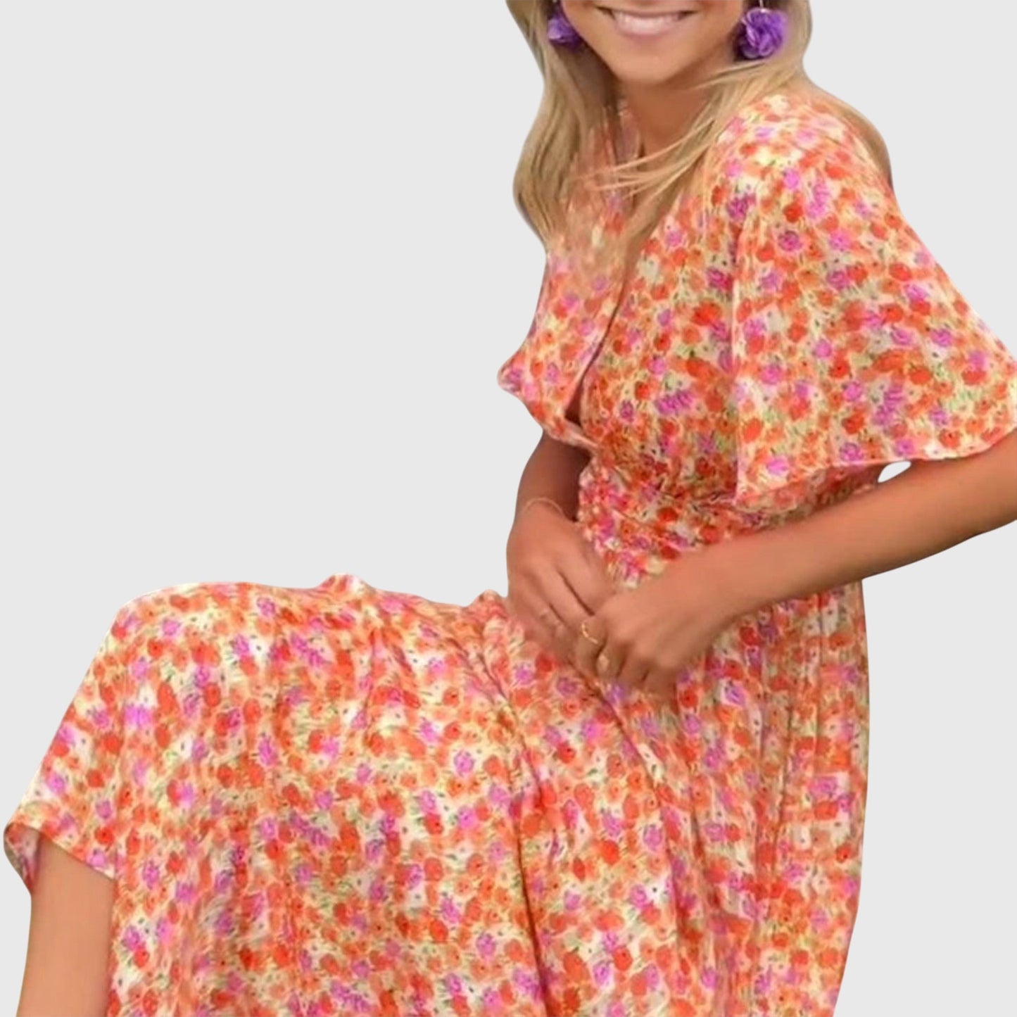 Vestidos clásicos con escote en V