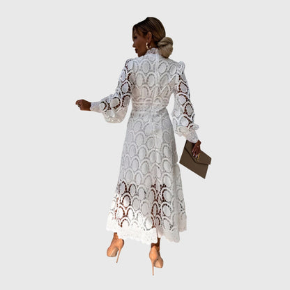 Vestidos de encaje femeninos y brillantes