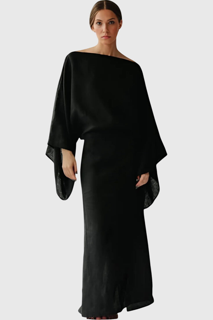 Vestidos kimono de lino y algodón