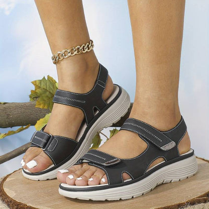 Sandalias cómodas con correa de velcro
