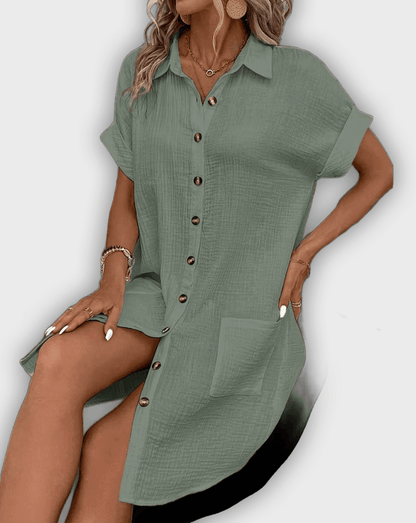 Vestido Shantal™ midi de verano elegante y cómodo