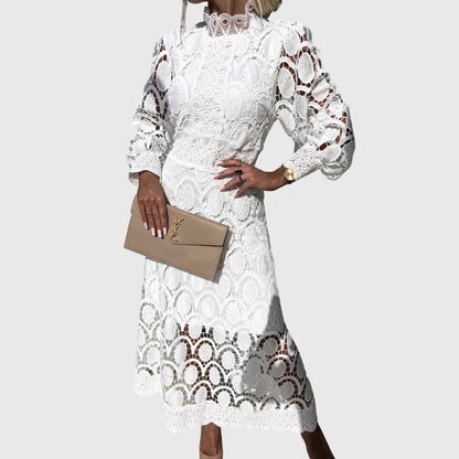 Vestidos de encaje femeninos y brillantes