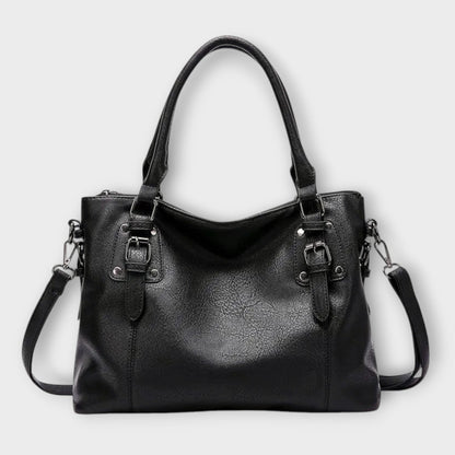 Bolso de hombro elegante de cuero suizo de lujo