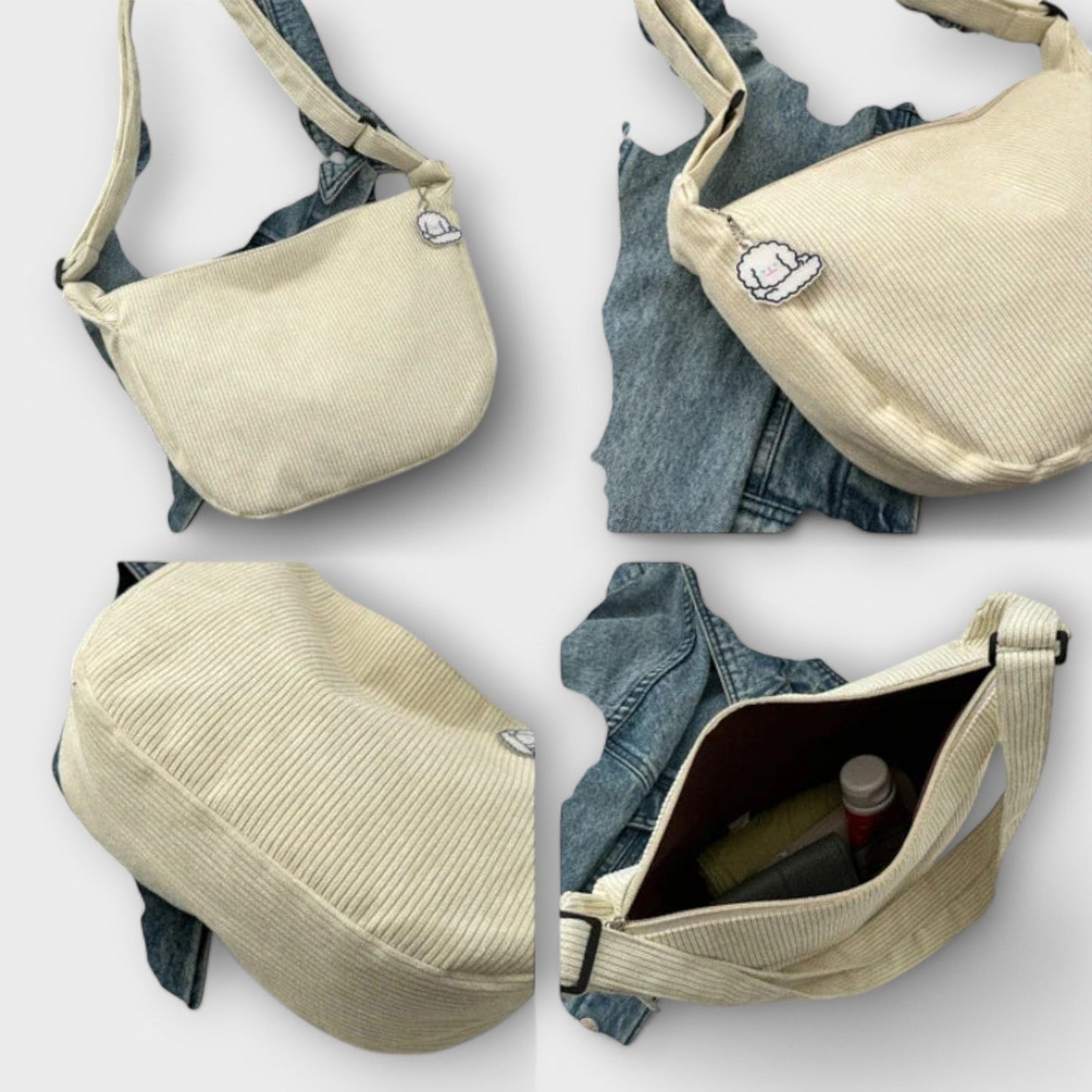 Bolso de hombro de Cordura para mujer elegante y funcional