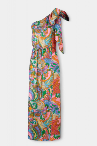 Vestido maxi Gint estampado arcoíris