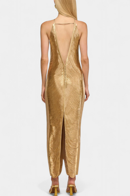 Vestido Giana con lentejuelas metálicas