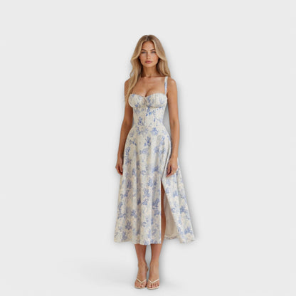 Vestido midi con bolsillos Kiyona